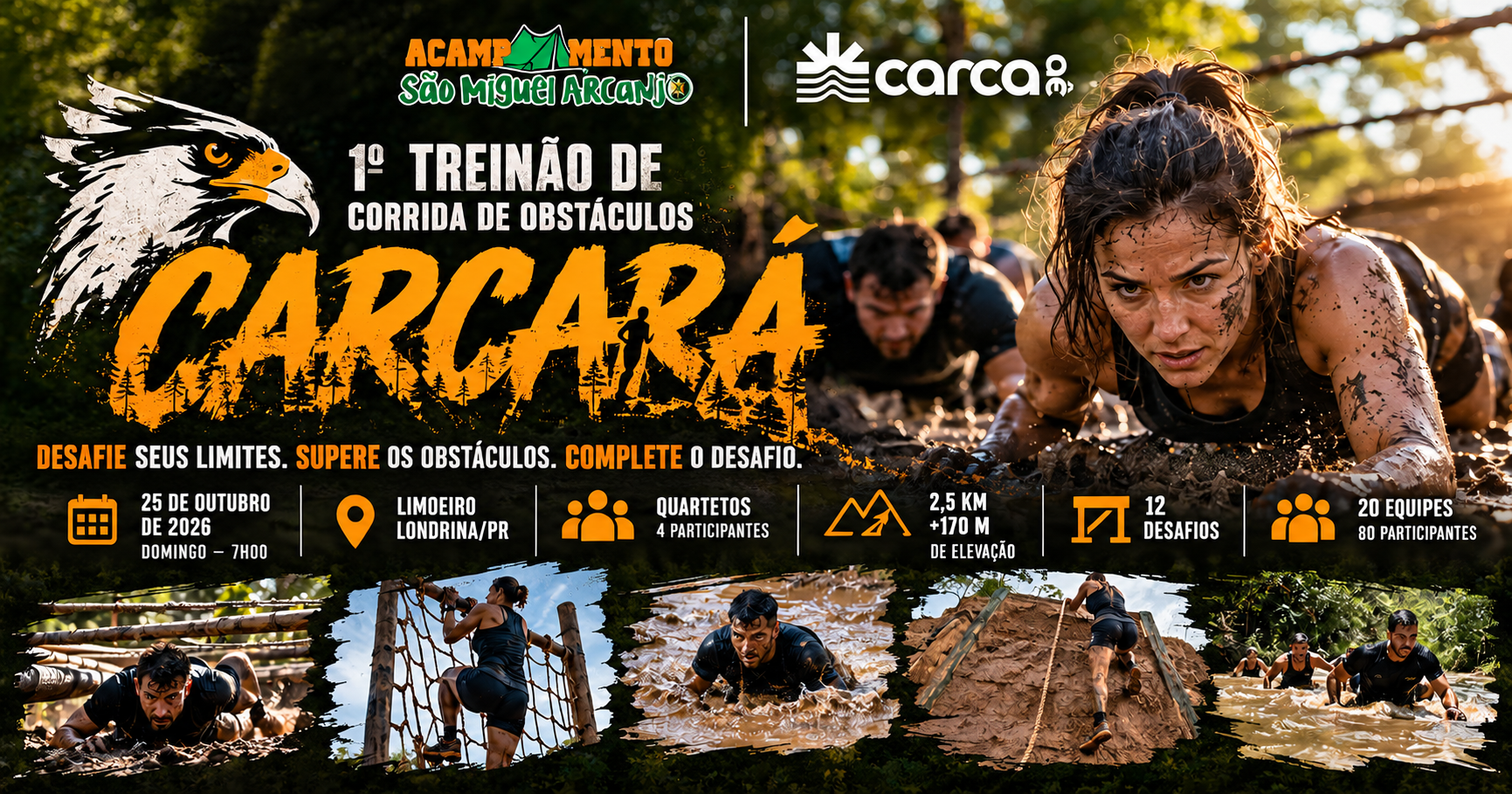 1º TREINÃO DE CORRIDA DE OBSTÁCULOS CARCARÁ